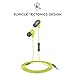 Picun S2 Earphones In-ear Earbuds Headphones with Microphone Wired 3.5mm Stereo Headset Dynamic Crystal Clear Sound In-line Remote Control Ergonomic Comfort-Fit for Kids Men Girls (Green)