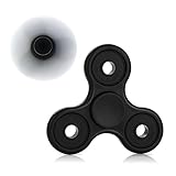 Tri-Spinner Fidget Toy With Premium Hybrid Ceramic Bearing, AIRWALKS Best Stress Reducer Relieves ADHD Anxiety and Boredom, Spins up to 5 min Non-3D (Black)