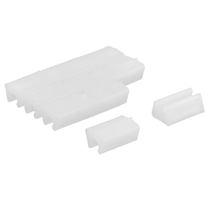 SLB Works Plastic Home Office Furniture Foot Protective Cover Mat Pipe Tube Insert 10pcs White