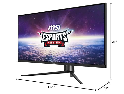 MSI MAG401QR, 40″ GAMING MONITOR, 3440 X 1440(UWQHD), IPS, 155HZ, FREESYNC PREMIUM, HDR400, HDMI, DISPLAYPORT, USB C, TILT,BLACK