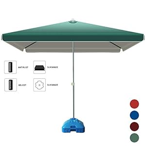 Ycrdtap Verstellbarer wasserdichter Sonnenschirm für den Außenbereich