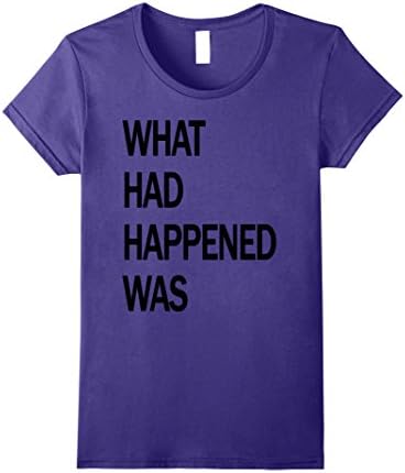 Womens What Had Happened Was Medium Purple