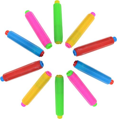 Pack of 10 Fireboomoon Chalk Holder Case Plastic Case for School Office 3.75x0.6inch