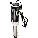 Gourmia GSV130 Digital Sous Vide Pod Immersion Circulator Precision Cooker - Includes Digital Timer - 1200 Watts - Black - Includes Recipe Book
