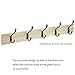 COLIBYOU Heavy Duty Coat and Hat Hook Wall Mounted Coat / Hat Hook 3 1/4 inch