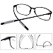 AQWANO 4 Pack Computer Reading Glasses Men Women Blue Light Blocking, Lightweight TR90 Flexible Frame Readers Glasses Anti Glare, 1.5