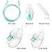 Compressor Cool Mist Inhaler Kit Oxygen Mask for Adult & Child with Air Tubing Breathing Mouthpiece
