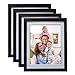 Giftgarden Black 8x10 Picture Frame Wall Decor for 8 by 10 Inch Photo Set of 4 primary
