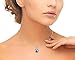 THE PEARL SOURCE 13-14mm Baroque Black Tahitian Cultured Pearl & Cubic Zirconia Anais Pendant Necklace for Women