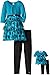 Dollie & Me Big Girls' Tiered Tunic and Legging Set