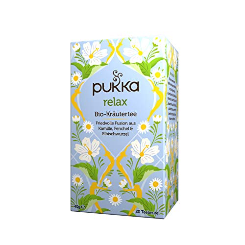 Pukka Bio-Tee Relax 80 Teebeutel, 4er Pack (4 x 20 beutel)