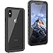 lanwow iPhone Xs Max Waterproof Case(6.5inch Only), Case with Screen Protector Support Wireless Charging Shockproof Dirt-proof Rugged Waterproof Case for iPhone Xs Max-Black