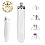 ONIPU Blackhead Remover Vacuum Comedo Suction for Facial Pore Clean, Rechargeable Acne Comedone Extractor Microdermabrasion Machine with 4 Multi-Functional Probe