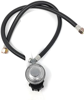 Madol Y-Splitter with 2 Hoses for type1 Propane Tanks [2561] Fits Most LP Gas Grill, Heater & Fire Pits Dual Hose Assembly -Regulador de propano de Baja presión con dos mangueras Y-Splitter