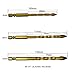 AUTOTOOLHOME 3pc Hex Ti Porcelain Spiral Spear Cross Ceramic Tile Glass Marble Drill Bits Set