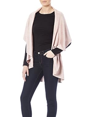 Look By M Women's Draped 4 in 1 Multi Ways Basic Shawl Vest