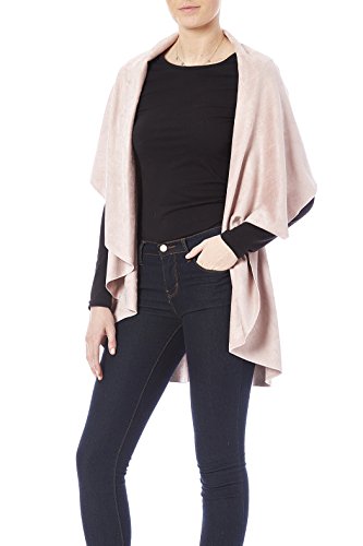 Look By M Women's Basic Shawl Vest