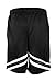 North 15 Men's Athletic Basketball Shorts with Side Pockets