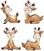 Resin Cute Deer Cake Topper (4 Deer All In)