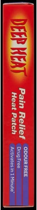 Deep Heat Pain Relief Patches 4 x 2 Pack Odourless Heat Therapy view 8