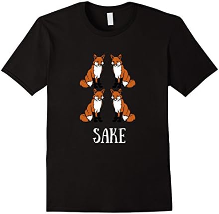 Mens Four Fox Sake T-Shirt XL Black
