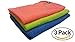 CatchTheWave Floor Washing & Drying Dish Cloths Microfiber Extra Large (2 + 1 Bonus) Squeegee Rag Mop Cleaning Hosehold Window Home Office Car Streak Free, LINT Free, HIGH Absorbent, High Performance