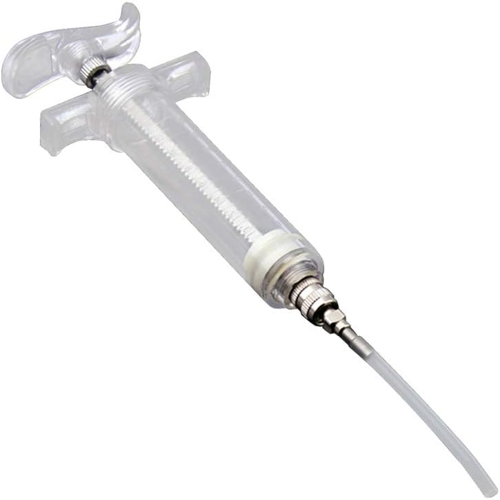 KEBY 50ml Parrot Feeding Syringe Bird Epidemic Prevention Treatment Injector for Parakeet Cockatiel Canary Finch (3mm*5cm)