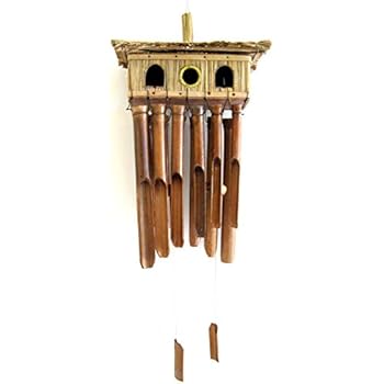 Oma Hand Carved Xlarge Bird House Bamboo Wind Chime Tiki Hut Bar Decor Nice Sound Xl 36 Brand #wooden #wind #chimes #sound Oma Hand Carved Xlarge Bird House Bamboo Wind Chime Tiki Hut Bar Decor Nice Sound Xl 36 Brand