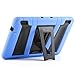 i-Blason Kindle Fire HDX 7 2013 Release (NOT COMPATIBLE WITH FIRE HD 7 2015) Kid Friendly ArmorBox 2 Layer Convertible Full Body Protective KickStand Case with Built-in Screen Protector (Blue/Black)