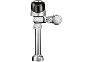 Sloan G2 Optima Plus 8111 Exposed Sensor Water Closet Flushometer, 1.6 GPF Flush Valve - Infrared Sensor with Courtesy Flush Override Button, Battery Powered, 3250400