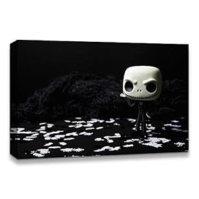Halloween Pumpkin Lantern Painting Artwork for Home Framed