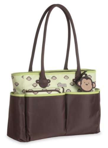 Carter's Novelty Tote Diaper Bag, Monkey Print