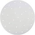 Fuyamp 100 PCs Parchment Paper Rounds, 10 Inch Air Fryer Paper Liners Non Stick Baking Parchment Circles Steamer Paper for Ca