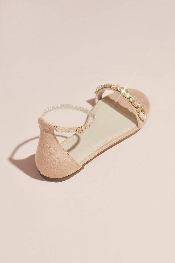 blush bridal sandals