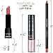 Aesthetica Matte Lip Trio - Instant Bold Matte Lip - Includes Matte Lipstick / Lip Gloss Duo, Lip Liner and Step-by-Step Instructions – Long Wear Formula Keeps Lips Moist (Sweet/Georgia Peach)