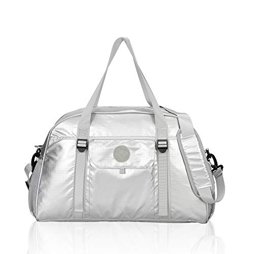 Hynes Eagle Yoga Mat Bag Sport Duffel for Gym Travel Bag 35L Silver 2018