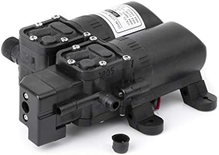 LAOSI Mini Electric Water Pump Motor Machine High Power Pressure Double Pump 12V DC