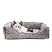 K&H Pet Products Amazin' Kitty Lounge Sleeper Cat Bed, Gray