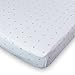 Ziggy Baby Crib Sheet Fitted Jersey Cotton (Chevron Cross Blue/Grey)