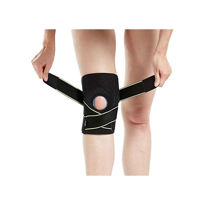 Bodyprox Knee Brace with Side Stabilizers & Patella Gel Pads for Knee Support