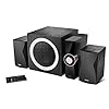 Edifier C3X 2.1 luidsprekersysteem (65 watt) met infrarood afstandsbediening, audioweergave van USB en SD-kaart zwart