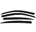 Auto Ventshade [AVS] Low Profile Rain Guards for 2012 - 2014 Toyota Camry | Window Vent Visors, 4 pcs. - Smoke w/Chrome Trim | 794041