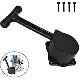 RC Nitro Car Pull Starter R020 Recoil Start for 1/10 HSP Redcat Traxxas Vertex VX 16 18 SH 21 CXP Engine