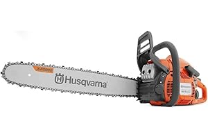 Husqvarna 450 Rancher 20 Inch Gas Chainsaw, 50.2-cc 3.2-HP, 2-Cycle X-Torq Engine, For Tree Pruning, Yard Cleanups and Firewood Cutting, 970613120