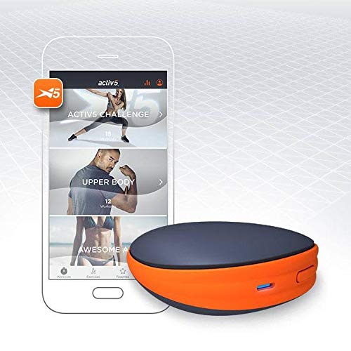 Activbody Activ5 Handheld Isometric Fitness Device (Fitness Package) with 4 x AAA Replacement Batteries - Value Bundle
