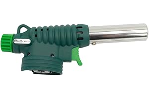 MAXSUN Butane Torch for Cooking, Kitchen Torch with Adjustable Flame & Safety Lock, Refillable Culinary Torch for Crème Brûlé