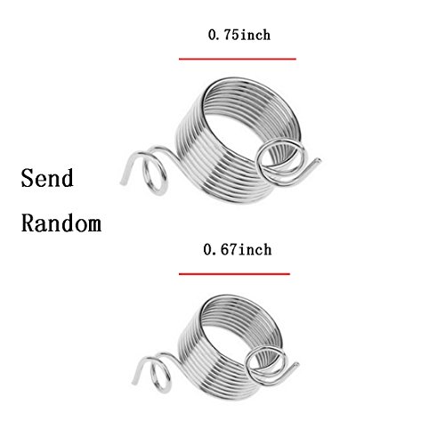 Knitting Thimble,Bagvhandbagro 5Pcs Metal Yarn Guide Knitting Thimble,Thimble Finger Ring,for Knitting Crafts Accessories Tool(Random Size)