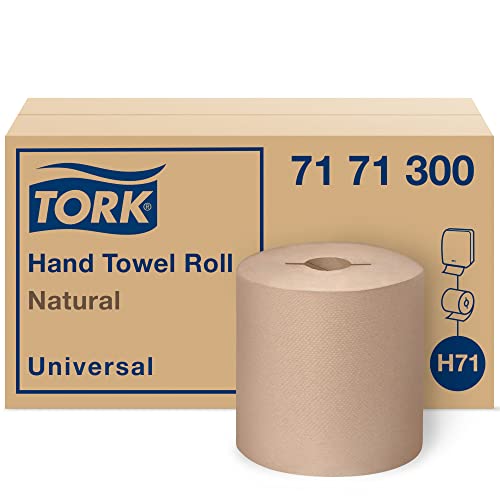 Tork Hand Towel Roll, Natural, Universal, H71, Large, 100 Recycled, 1