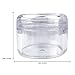 Beauticom 12 Pieces 30 Gram 30 ML (1 Oz) Small Round Clear Jars with Screw Cap Lid for Mineralized Makeup Powdered Foundation Eye Shadow Pigments and More - BPA Free