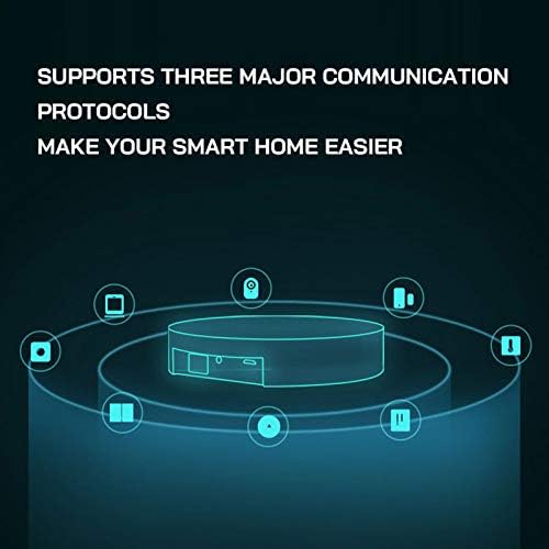 SOLE HOME ZigBee Bluetooth Mesh WiFi 3 en 1 Smart Home Gateway Multi Mode Smart Gateway App Control remoto funciona con Alexa Google Home para dispositivos inteligentes ZigBee